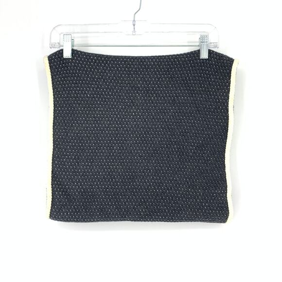 Ivivva Girls One Size OS Dream Embracer Neck Scarf Knit Reversible Black Gray - Picture 1 of 5